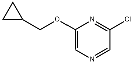 2-chloro-6-(cyclopropylmethoxy)pyrazine 구조식 이미지