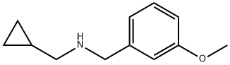 N-(시클로프로필메틸)-3-메톡시-벤질라민 구조식 이미지