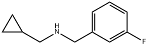 N-(시클로프로필메틸)-3-플루오로-벤질라민 구조식 이미지