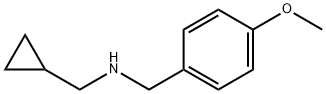 N-(시클로프로필메틸)-4-메톡시-벤질라민 구조식 이미지