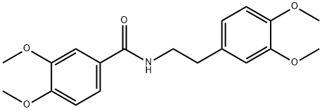 N-(3,4-diMethoxyphenethyl)-3,4-diMethoxybenzaMide 구조식 이미지