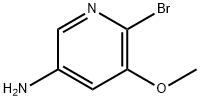 6-BroMo-5-메톡시피리딘-3-aMine 구조식 이미지