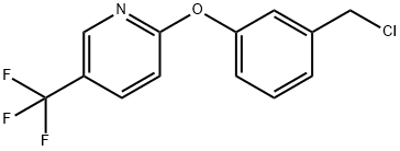 Pyridine, 2-[3-(chloroMethyl)phenoxy]-5-(trifluoroMethyl)- Structure
