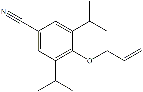 4-(Allyloxy)-3,5-diisopropylbenzonitrile 구조식 이미지