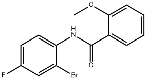 N-(2-bromo-4-fluorophenyl)-2-methoxybenzamide Structure