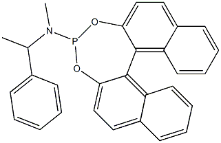 R-N-Methyl-N-[(1R)-1-phenylethyl]-Dinaphtho[2,1-d:1',2'-f][1,3,2]dioxaphosphepin-4-aMine 구조식 이미지