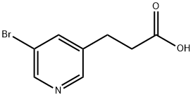 3-(5-Bromopyridine)propanoic Acid Structure