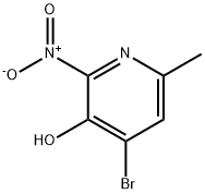 4-BroMo-6-메틸-2-니트로피리딘-3-올 구조식 이미지