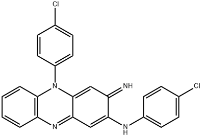 N,5-bis(4-chlorophenyl)-3-iMino-3,5-dihydrophenazin-2-aMine 구조식 이미지