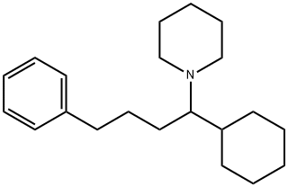 1-(1-Cyclohexyl-4-phenylbutyl)piperidine 구조식 이미지