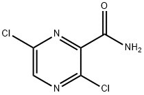 3,6-Dichloropyrazine-2-carboxaMide 구조식 이미지