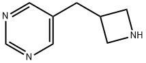 5-(azetidin-3-ylMethyl)pyriMidine 구조식 이미지