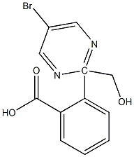 (5-broMopyriMidin-2-yl)메틸벤조에이트 구조식 이미지