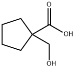 1-(HydroxyMethyl)-cyclopentanecarboxylic acid 구조식 이미지