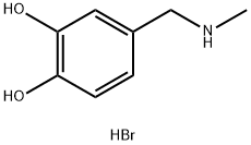 4-[(메틸아미노)메틸]피로카테콜하이드로브로마이드 구조식 이미지