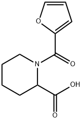 1-(푸란-2-일카르보닐)피페리딘-2-카르복실산 구조식 이미지