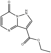 에틸7-옥소-1,7-디히드로피라졸로[1,5-a]피리미딘-3-카르복실레이트 구조식 이미지