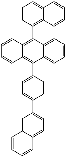 9-(1-naphthalenyl)-10-(4-(2-naphthalenyl)phenyl)anthracene Structure