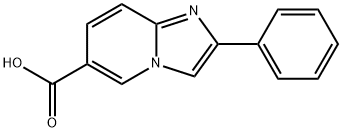 IMidazo[1,2-a]pyridine-6-carboxylicacid, 2-phenyl- Structure