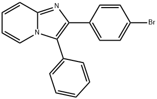 2-(4-broMophenyl)-3-phenyliMidazo[1,2-a]pyridine 구조식 이미지