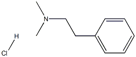 N,N-diMethyl-2-phenylethylaMine hydrochloride (USAF EL-79) 구조식 이미지