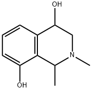 1,2,3,4-tetrahydro-1,2-diMethyl-4,8-isoquinolinediol Structure