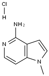 1-Methyl-1H-Pyrrolo[3,2-c]pyridin-4-aMine HCl Structure