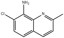 7-Chloro-2-Methylquinolin-8-aMine 구조식 이미지