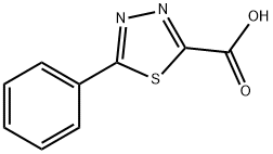 5-PHENYL-1,3,4-THIADIAZOLE-2-CARBOXYLIC ACID Structure