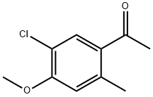 Ethanone, 1-(5-chloro-4-Methoxy-2-Methylphenyl)- 구조식 이미지