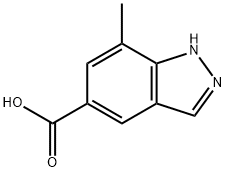7-Methyl-1H-indazole-5-carboxylic acid Structure