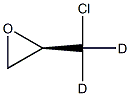 옥시란,2-(클로로메틸-d2)-,(2R) 구조식 이미지