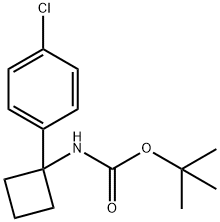 1-(boc-aMino)-1-(4-chlorophenyl)-cyclobutane 구조식 이미지