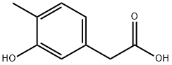 (3-hydroxy-4-methylphenyl)acetic acid Structure