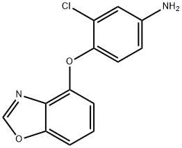 BenzenaMine,4-(4-벤족사졸릴옥시)-3-클로로- 구조식 이미지