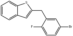 1034305-17-3 Benzo[b]thiophene, 2-[(5-broMo-2-fluorophenyl)Methyl]-