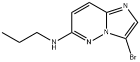 3-브로모-N-프로필미다조[1,2-b]피리다진-6-aMine 구조식 이미지