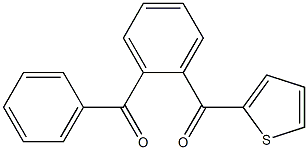 (2-Benzoylphenyl)(thiophen-2-yl)Methanone 구조식 이미지