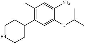 2-이소프로폭시-5-메틸-4-(피페리딘-4-일)벤젠민 구조식 이미지