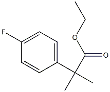 ethyl 2-(4-fluorophenyl)-2-methylpropanoate Structure