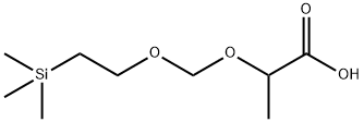 2-((2-(triMethylsilyl)ethoxy)Methoxy)propanoic acid 구조식 이미지