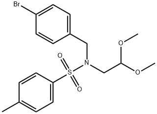 N-(4-broMobenzyl)-N-(2,2-diMethoxyethyl)-4-MethylbenzenesulfonaMide Structure