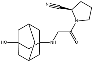 Vildagliptin (2R)-Isomer 구조식 이미지