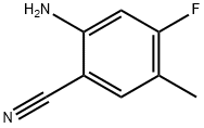 2-Cyano-5-fluoro-4-Methylaniline Structure