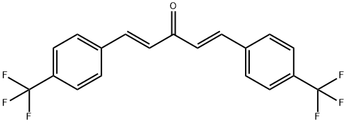trans,trans-1,5-Bis[4-(trifluoroMethyl)phenyl]-1,4-pentadien-3-one Structure