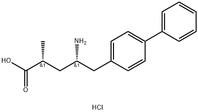 (2R,4S)-5-([1,1'-biphenyl]-4-yl)-4-aMino-2-Methylpentanoic acid hydrochloride Structure