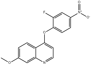 1-(2-fluoro-4-nitrophenoxy)-6-Methoxynaphthalene 구조식 이미지