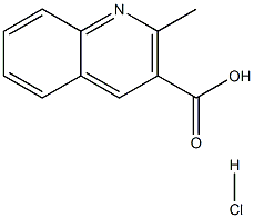 2-Methylquinoline-3-carboxylic acid hydrochloride Structure