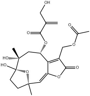 4'-Hydroxypiptocarphin A 구조식 이미지