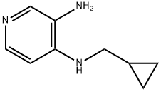 N4-(cyclopropylMethyl)pyridine-3,4-diaMine Structure
